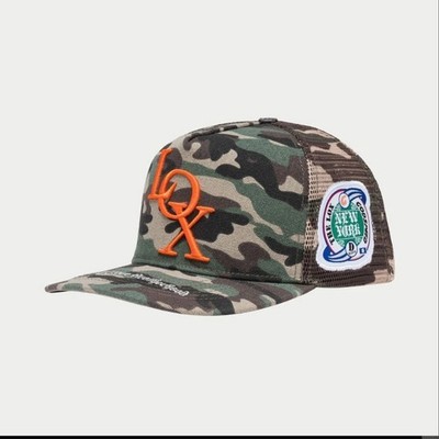 GODSPEED × LOX THE LEGACY TRUCKER 迷彩 NWT Godspeed Trucker Hat X The LOX Legacy Unisex Green Brown Camo