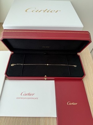 Cartier D Amour Armband Kleines Modell, Diamant 0,09 Karat 750 Roségold Neu!