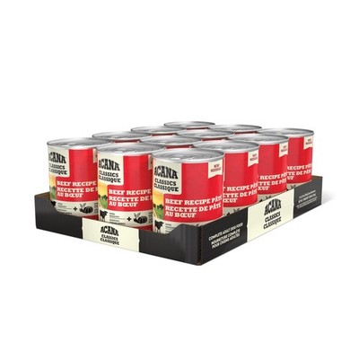 ACANA Classics Pate Wet Dog Food Beef Recipe 12.5oz Cans (12 Count)