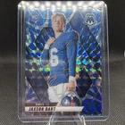 2025 Panini Mosaic Rookie Variations Jaxson Dart #288 Reactive Blue Mosaic Prizm