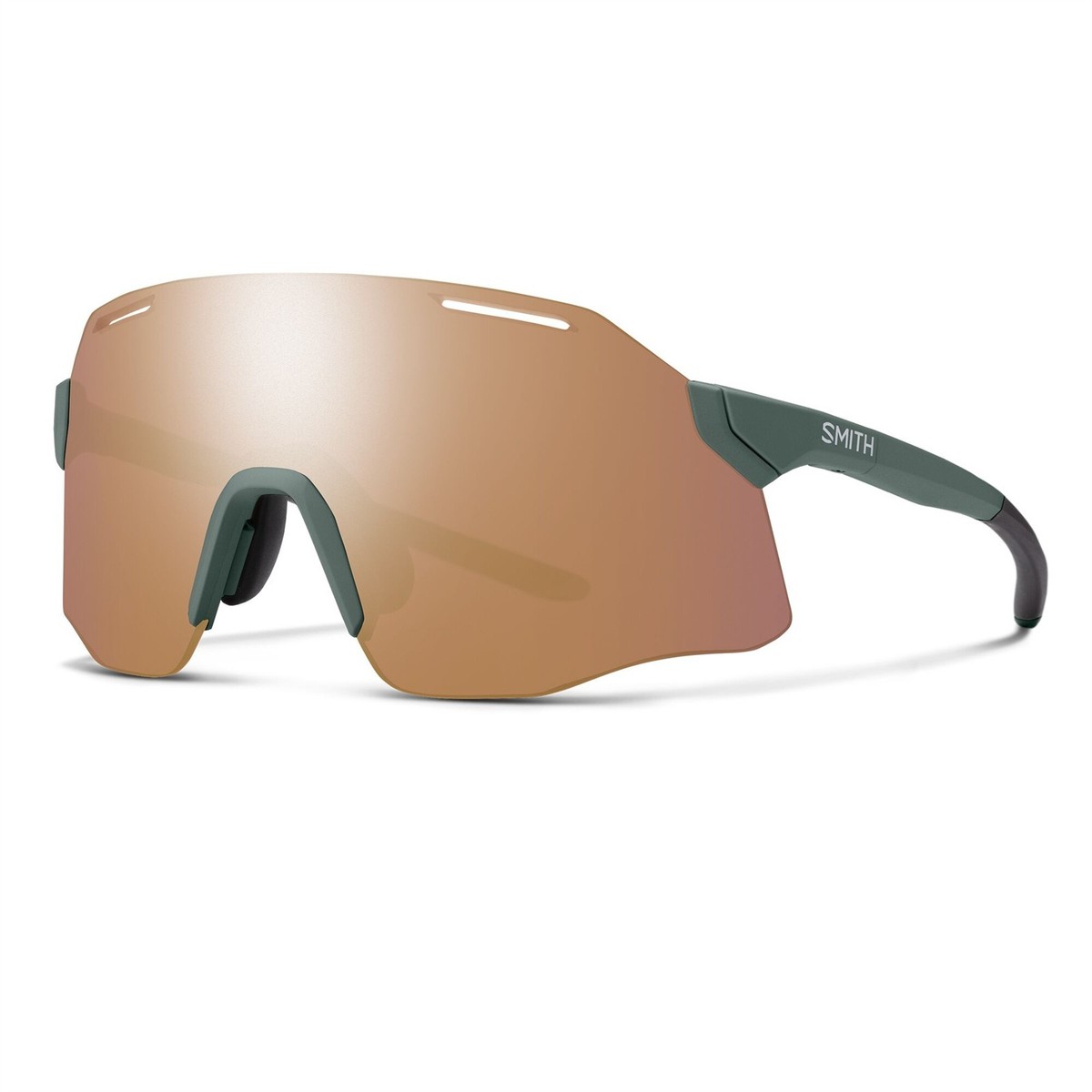 Smith Vert Sunglasses Matte Alpine Green, Chromapop Rose Gold