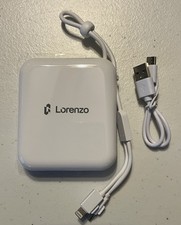 Power Bank 10000mAh 22.W Fast Charging Portable Charger Quick Charge White NIB