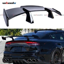 Gloss Black 58" Racing Rear Trunk Spoiler GT PRO Wing For KIA Stinger 2018-2023