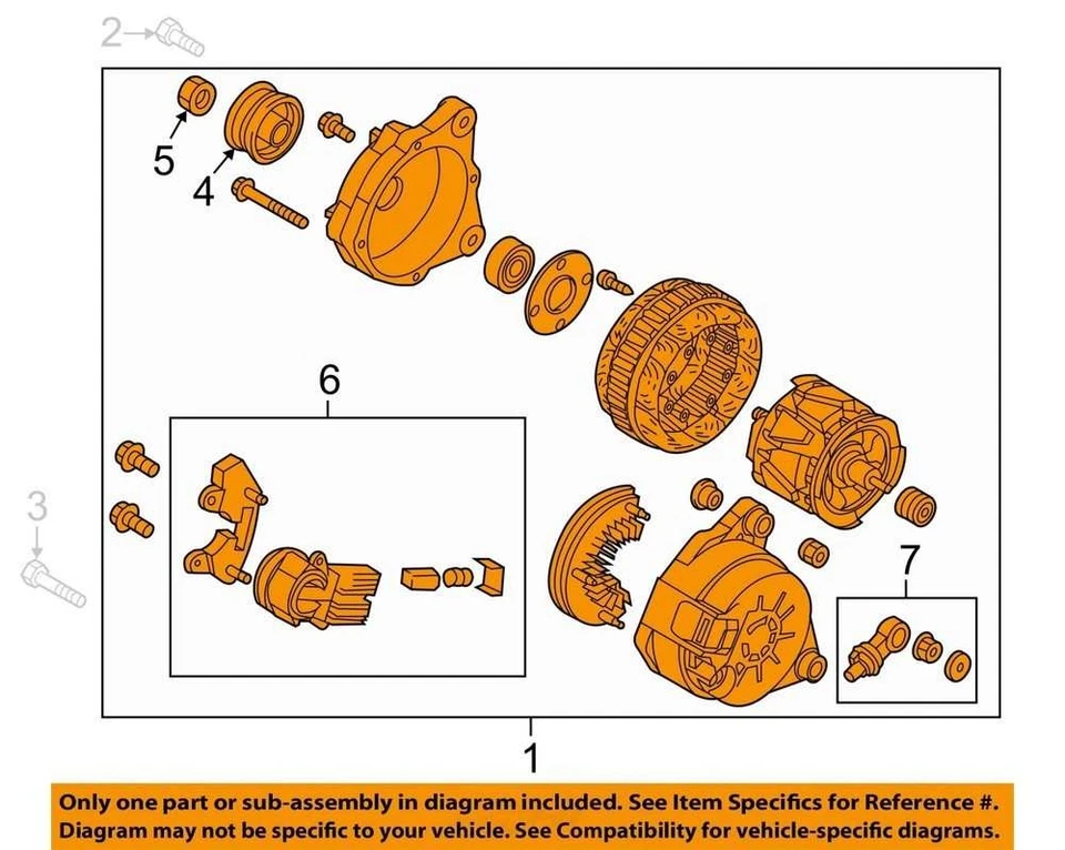 Generator Alternator Naturally Aspirated Fits 17-19 MAZDA CX-5 10250803 - Image 4 of 4