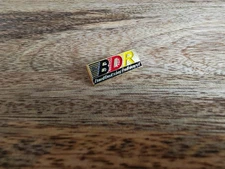 Vintage BDR Bund Deutscher Radfahrere V Enamel Pin Badge - Rare CTC Badge