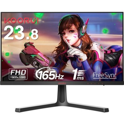 KOORUI 24E4 Gaming Monitor 24 Zoll 165Hz 1ms VA FHD Adaptive Sync HDMI DisplayPo