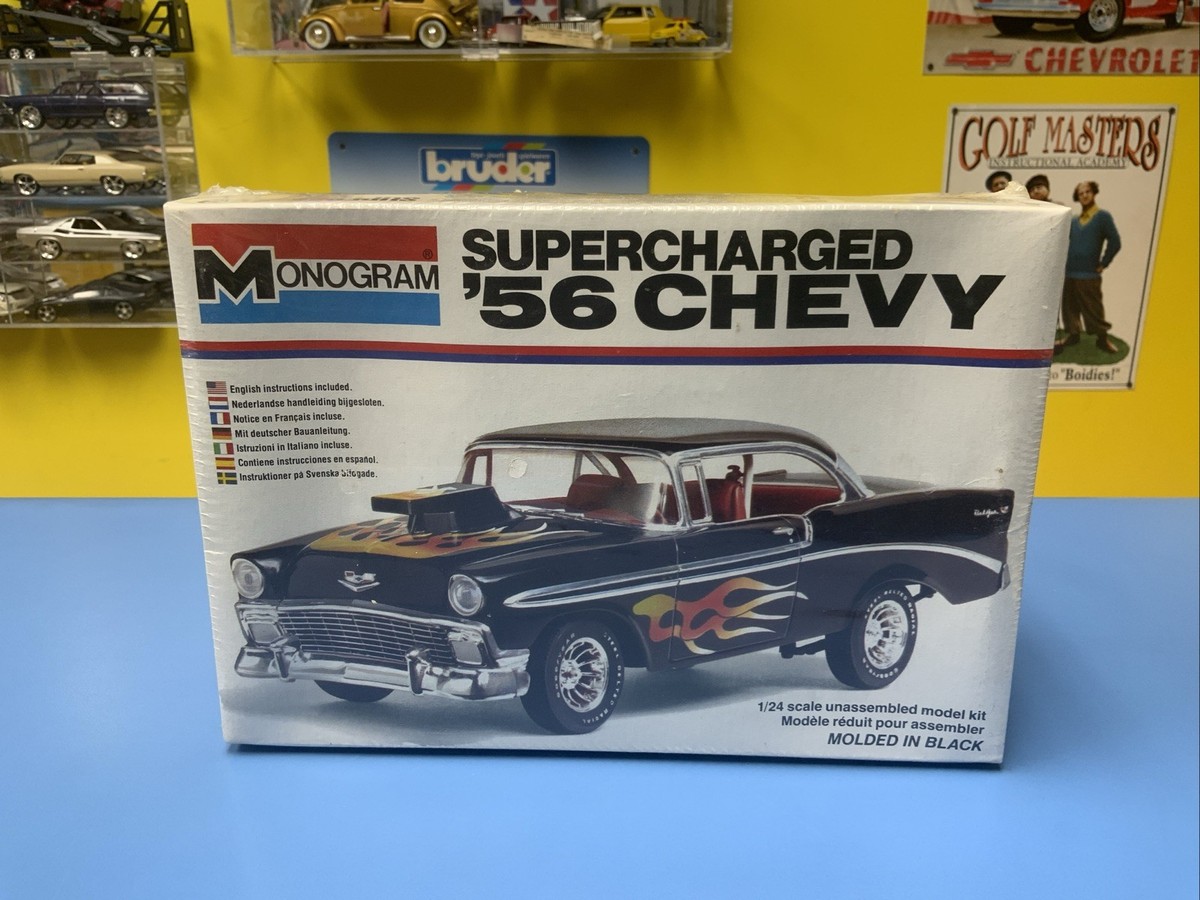 Monogram '56 Chevy Custom1 24 Scale Model Car for sale online | eBay