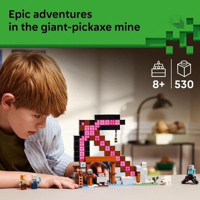 LEGO Minecraft The Pickaxe Mine Complete Set 530 Piece (21277) | eBay