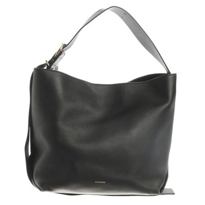 Jil Sander Schultertasche Schwarz Gut