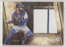 2019 Panini Chronicles Prime Swatches Gold 76/99 Willson Contreras #PS-WC 4nm