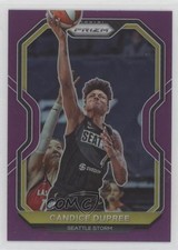 2021 Panini Prizm WNBA Purple Prizm 85/99 Candice Dupree #36 14t3