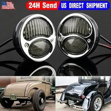 2 Vintage Led Custom Hot Rat Street Rod Tail Lights Turn Signals For Fordus.
