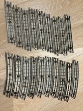 19 Pieces Of Pre War Hornby Dublo OO Gauge 3-rail Track for Repairs 