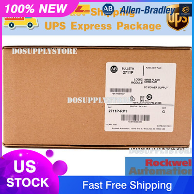 2711P-RP1 PV Plus 64MB Flash Ram DC Logic Module New Sealed AB 2711PRP1