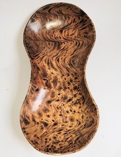 Large Hand Carved Burl Wood Centerpiece Bowl 18 Sculptural Organic MCM Decor