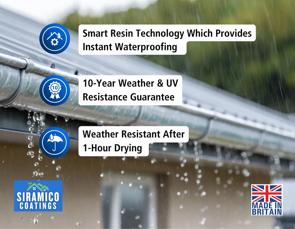 Roof Paint Instant Repair Sealer I Grey 2.5 Litre I Instant Waterproofing - Image 2 of 4