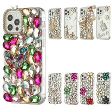 For Motorola Razr Plus 2024 Case Full Bling Diamond Rhinestone Phone Cover