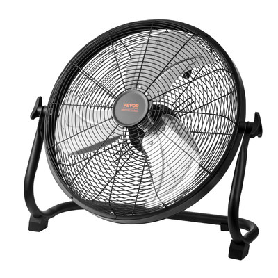 VEVOR 16-inch Cordless Fan Heavy Duty Metal Fans Variable Speed 360 Degree Tilt