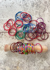 Preused fun colorful baby bangles 60 assorted