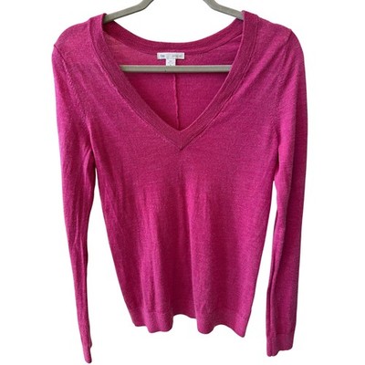 Gap Ultrasolft Wool V-Neck Sweater Women's Size Medium Old Money Luxury Twee