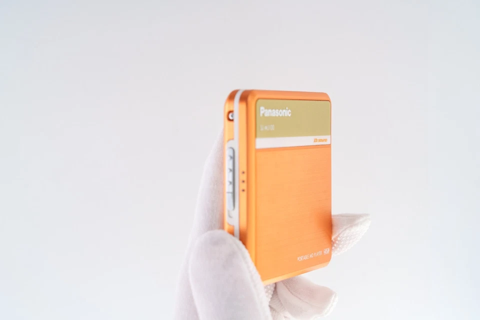 Panasonic SJ-MJ100 Orange MD Player MAIN UNIT  [PLAYS / DEMO] - Image 4 of 4