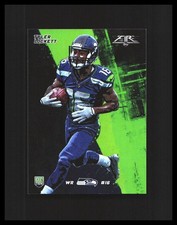 2015 Tyler Lockett Rookie Card - Topps Fire #22 Black & Green Foil Seahawks . rookie card picture