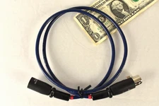 Single 1m DH Labs Silver Sonic BL-1 Series II XLR Interconnect Cable