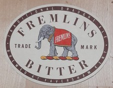 FREMLINS - BITTER - VINTAGE BEERMAT - VERY GOOD CONDITION