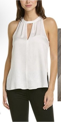 A.L.C. Moran Keyhole Blouse in Ivory Size 4 Sleeveless Capsule Minimalist