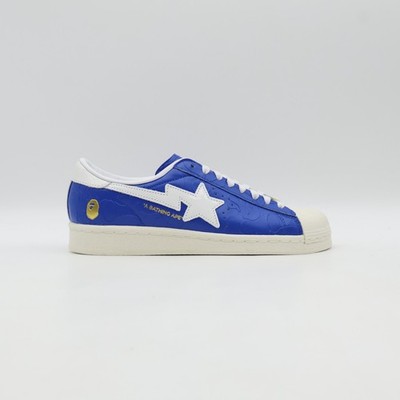 JR2702 A BATHING APE adidas originals Superstar Blue Footwear