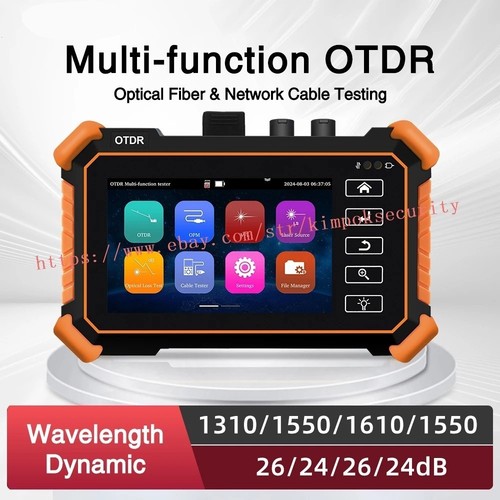 4In OLED OTDR Tester MOT-30 Touch Screen OPM VFL Optic Time-domain Reflectometer - Bild 2 von 14
