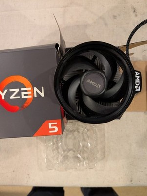 Genuine AMD Wraith Stealth CPU Cooler Heatsink Fan Ryzen 5600X AM4 - NEW!
