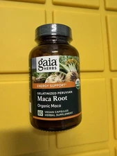 Gaia Herbs Peruvian Maca Root 60Ct. EXP 10/26
