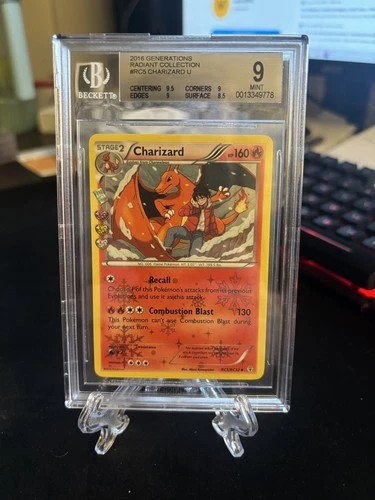 BGS 9 MINT Charizard Generations Radiant Collection 2016 XY Holo Pokemon RC5