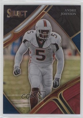 2023 Select Draft Picks Field Level Tri-Color Prizm /199 Andre Johnson HOF 3hd