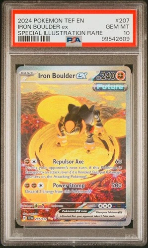 Iron Boulder EX 207/162 SIR 2024 Pokemon Temporal Forces PSA 10 Gem Mint
