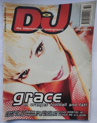 DJ magazine AUG SEP 96 PRODIGY ORBITAL GRACE FANTASY CLUBBING PLASA 96