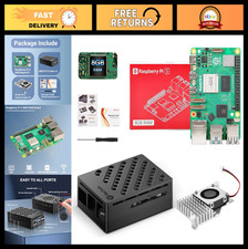 Raspberry Pi 5 Kit 8GB RAM with Case, Active Cooler, Screwdriver Board