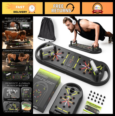 Portable Push Up Board - 20 in 1 Fitness Equipment, Foldable Push Up Bar for Hom