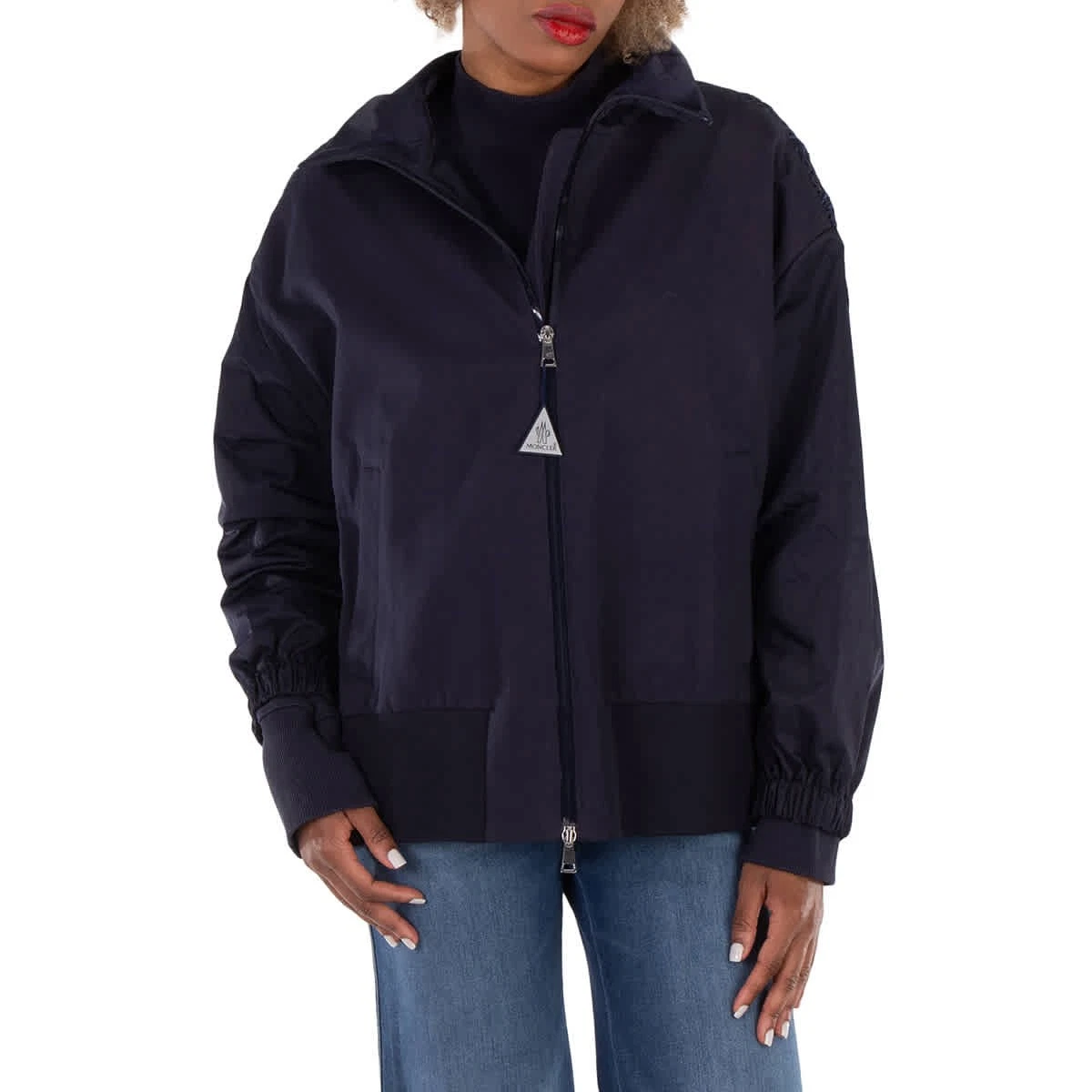 Giacca Bomber Moncler Blu Loup