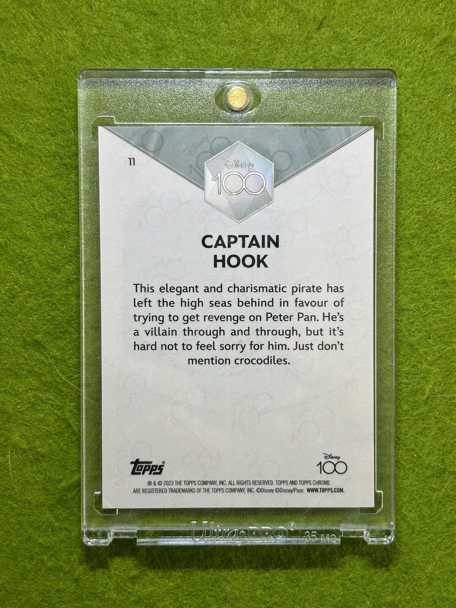その他 Topps Chrome Disney100 CAPTAIN HOOK 299 Captain Hook DISNEY 100 GREEN REFRACTOR # 99/99 CARD 2023 Topps