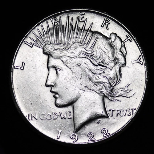 XF /AU 1922-S PEACE SILVER DOLLAR LOWEST PRICES ON THE BAY!
