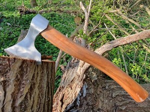 Hacha hacha vikinga medieval hacha de guerra Ragnar caballero forjado a mano (NA3)