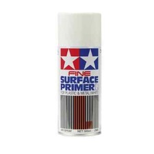 Tamiya 87044 Fine Surface Primer (L) White For Plastic & Metal 180ml