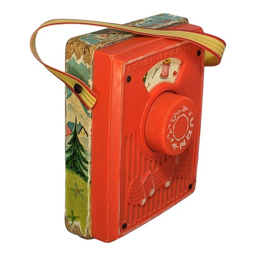 2 Vtg 762 759 Fisher Price Music Box Pocket Radio Raindrops Do Re Mi Toy 1972 - Picture 6 of 17