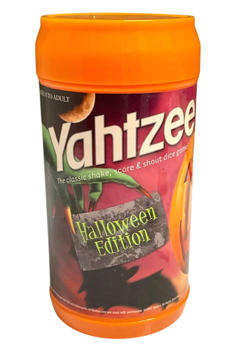 Yahtzee Halloween Edition Rare Glow in Dark Dice Game Hasbro 2007 No Score Pad - Picture 6 of 6