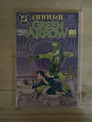 Green Arrow Annual #1 (DC 1988) Sehr guter Zustand verpackt DC Comicbuch Smaragdbogenschütze