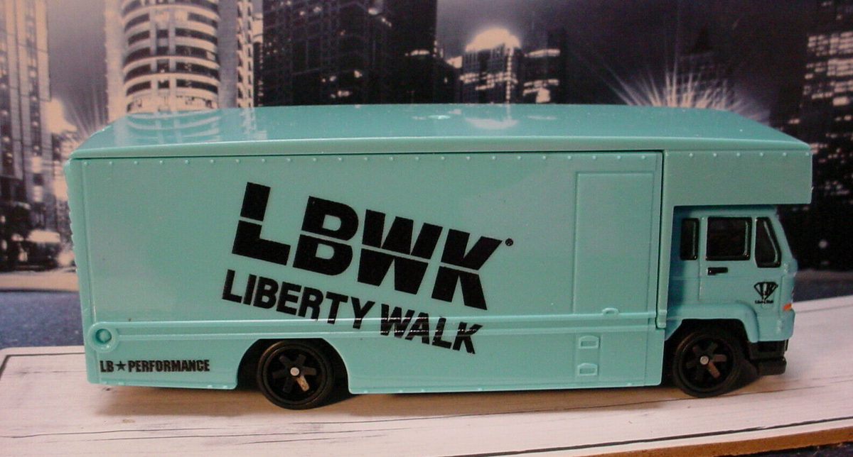 Hot Wheels Team Transport FLEET FLYER☆blue;LBWK LIBERTY WALK