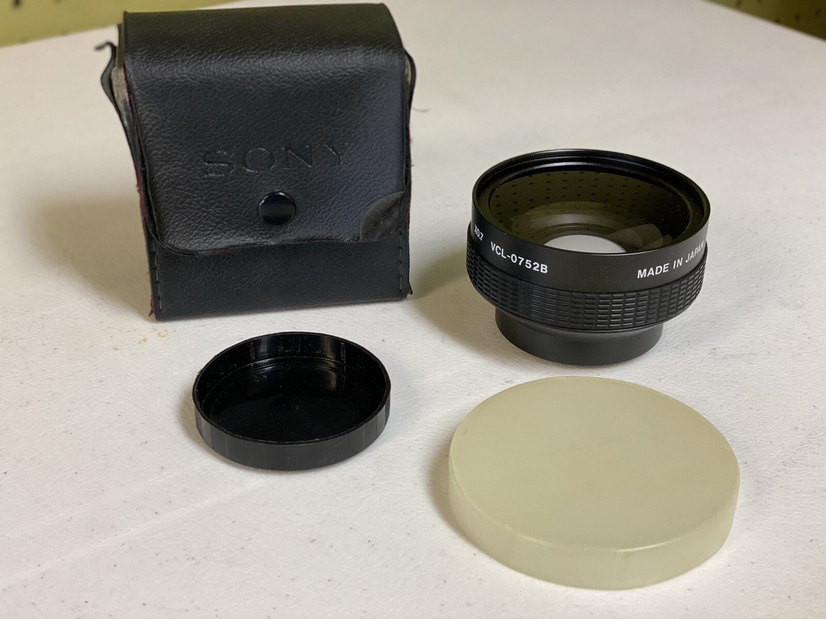 Vintage Sony VCL-0752B Wide Conversion Lens X0.7X | eBay