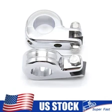 1 1/4" Highway Bar Crash Bar Footpegs Mounts Clamps Brackets For Harley Touring